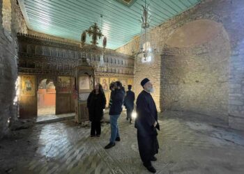 Προχωρούν οι εργασίες στον Ι.Ν. Κοιμήσεως της Θεοτόκου Ρεντίνας