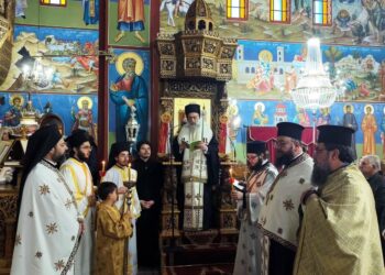Με λαμπρότητα ο Εσπερινός του Αγίου Εφραίμ του Νέου στα Φάρσαλα