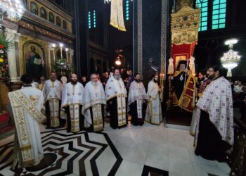 Πανηγυρικός Εσπερινός των Αγίων Κωνσταντίνου και Ελένης στην Καρδίτσα