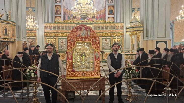 Πρώτη ημέρα του προσκυνήματος της Υπεραγίας Θεοτόκου «Άξιον Εστί» στην Ι. Π. Μεσολογγίου