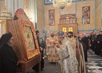 Τρίτη ημέρα του προσκυνήματος της Υπεραγίας Θεοτόκου «Άξιον Εστί» στην Ι. Π. Μεσολογγίου