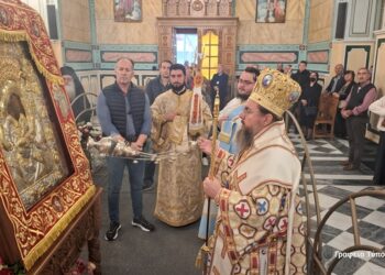 Πέμπτη ημέρα του προσκυνήματος της Υπεραγίας Θεοτόκου «Άξιον Εστί» στην Ι. Π. Μεσολογγίου