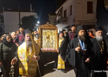 Αναχώρησε η Ιερά Εικόνα της Παναγίας «Άξιον Εστί»  από την Ιερά Πόλη Μεσολογγίου