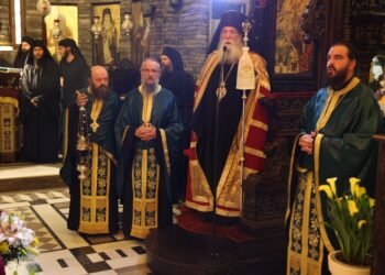 Λαμπρός Πανηγυρικός Εσπερινός της Αγίας Ματρώνας της Ρωσίδος στο Τρίκορφο Φωκίδος