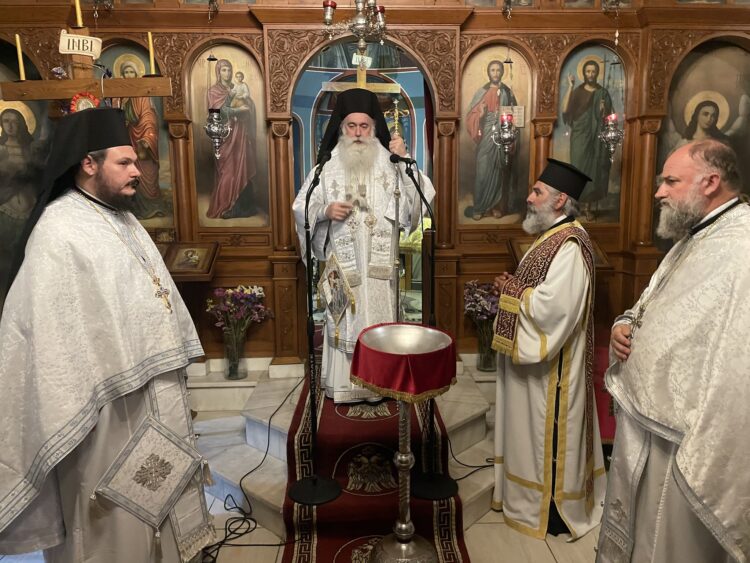 Με Ι. Αγρυπνία εορτάστηκε η Μεσοπεντηκοστή στην Ι. Μητρόπολη Κορίνθου