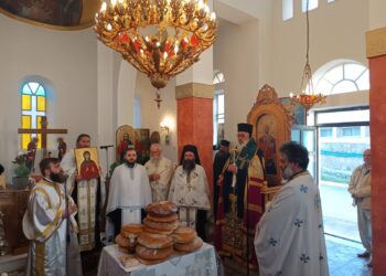 Πανηγυρικός εορτασμός της Αγίας Γλυκερίας στα Λουτρά Τραϊανουπόλεως