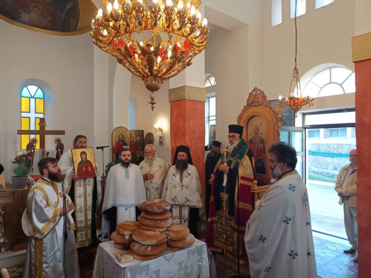 Πανηγυρικός εορτασμός της Αγίας Γλυκερίας στα Λουτρά Τραϊανουπόλεως