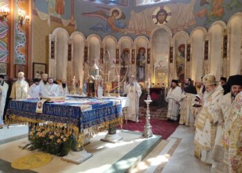 Εκπρόσωπος της Εκκλησίας της Ελλάδος ο Μητροπολίτης Κορίνθου στην πρώτη Πατριαρχική Θεία Λειτουργία του νέου Πατριάρχη Γεωργίας