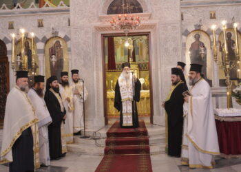 Η Κυριακή των Αγίων Πατέρων στην Ιερά Μητρόπολη Κορίνθου