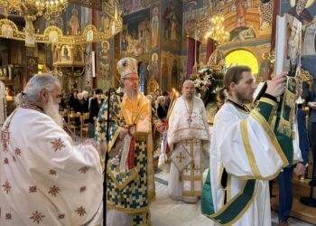 Η Ανακομιδή των Λειψάνων του Αγίου Αθανασίου στην Τερψιθέα