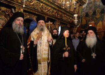 Κουρὰ νέου Μοναχοῦ στὴν Ἱερὰ Μονὴ Ἁγίων Πάντων Τριταίας Πατρῶν