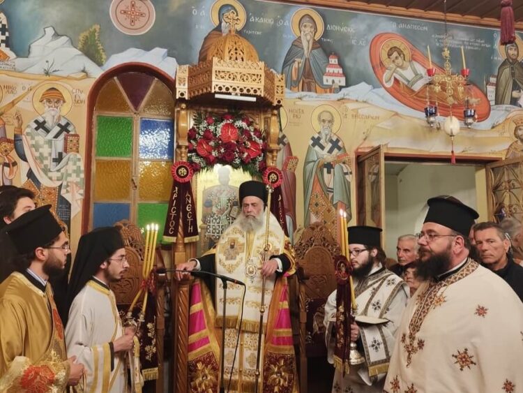 Πανηγυρικός Εσπερινός επί τη μνήμη του Αγίου Ενδόξου Οσιομάρτυρος Νικολάου του εν Βουναίνη