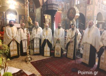 Λαμπρός Πανηγυρικός Εσπερινός για την Αγία Φωτεινή τη Σαμαρείτιδα στον Υμηττό