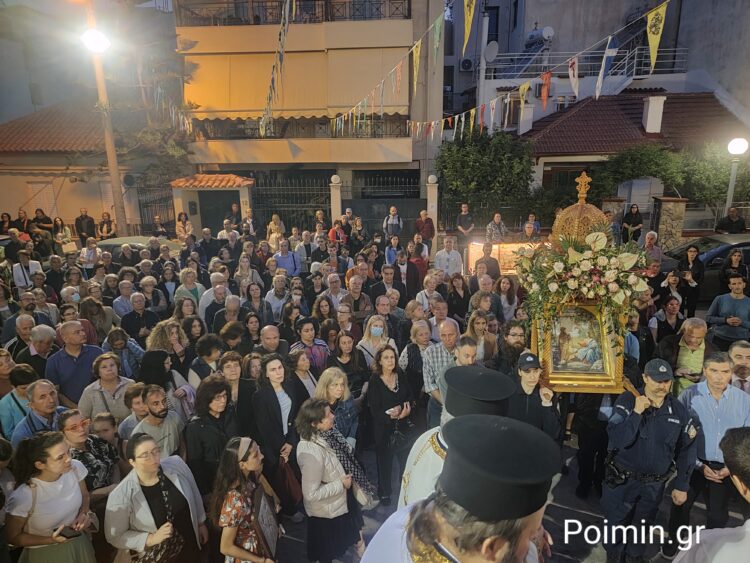 Η Λιτάνευση της Εικόνας της Ισαποστόλου Φωτεινής της Σαμαρείτιδος στον Υμηττό