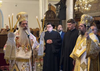 Ἑορτὴ τοῦ Ἁγίου Θεράποντος στὸ Λέχοβο