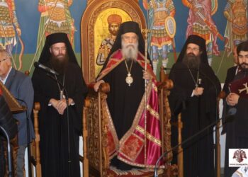 Λαμπρός πανηγυρικός Αρχιερατικός Εσπερινός στον Νεόδμητο Ι.Ν. Αγίου Ανανίου