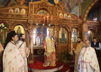 Λαμπρός εορτασμός της Αναλήψεως και των Αγίων Κωνσταντίνου και Ελένης στη Ναυπακτία