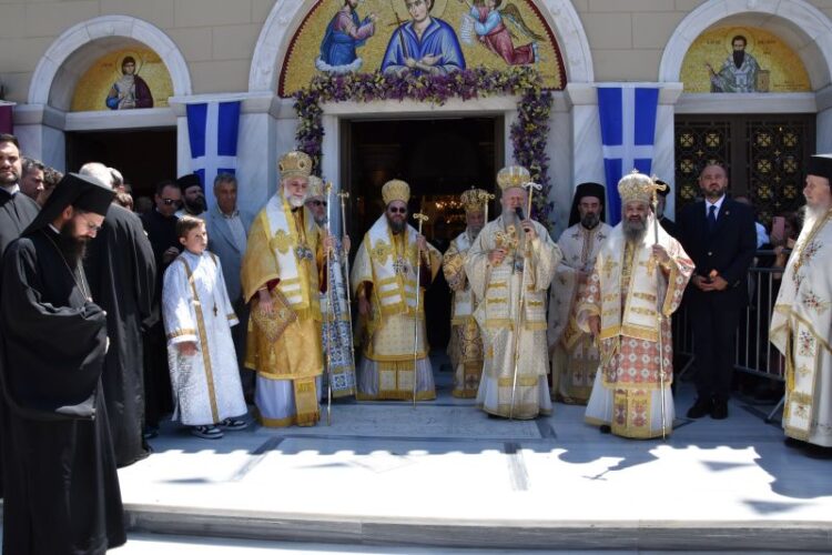 ΜΕ ΛΑΜΠΡΟΤΗΤΑ ΤΕΛΕΣΘΗΚΕ Η ΠΑΝΗΓΥΡΗ ΤΟΥ ΟΣΙΟΥ ΙΩΑΝΝΟΥ ΤΟΥ ΡΩΣΟΥ ΣΤΗΝ ΙΕΡΑ ΜΗΤΡΟΠΟΛΗ ΧΑΛΚΙΔΟΣ