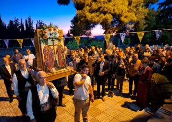 Ο ΘΕΟΦΙΛΕΣΤΑΤΟΣ ΕΠΙΣΚΟΠΟΣ ΣΚΟΠΕΛΟΥ ΣΕ ΕΝΟΡΙΑΚΕΣ ΠΑΝΗΓΥΡΕΙΣ ΤΩΝ ΑΓΙΩΝ ΚΩΝΣΤΑΝΤΙΝΟΥ ΚΑΙ ΕΛΕΝΗΣ
