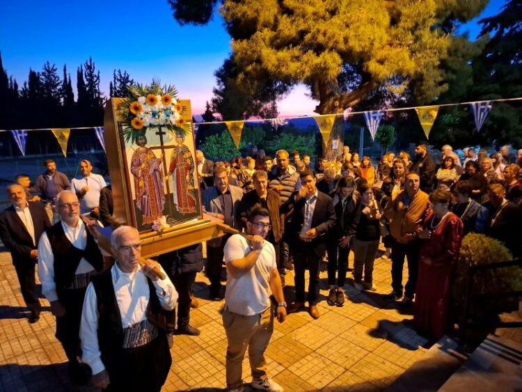 Ο ΘΕΟΦΙΛΕΣΤΑΤΟΣ ΕΠΙΣΚΟΠΟΣ ΣΚΟΠΕΛΟΥ ΣΕ ΕΝΟΡΙΑΚΕΣ ΠΑΝΗΓΥΡΕΙΣ ΤΩΝ ΑΓΙΩΝ ΚΩΝΣΤΑΝΤΙΝΟΥ ΚΑΙ ΕΛΕΝΗΣ