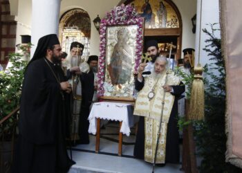 ΑΡΧΙΕΡΑΤΙΚΟΣ ΕΣΠΕΡΙΝΟΣ ΚΑΙ ΛΙΤΑΝΕΙΑ ΕΠΙΣΤΡΟΦΗΣ ΤΗΣ ΠΑΝΑΓΙΑΣ ΕΛΕΟΥΣΗΣ ΣΤΗΝ ΕΔΕΣΣΑ