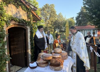 Ο εσπερινός του Αγίου Νεομάρτυρος Εφραίμ στην 140 Σμηναρχία Ε.Π.Η.Π.