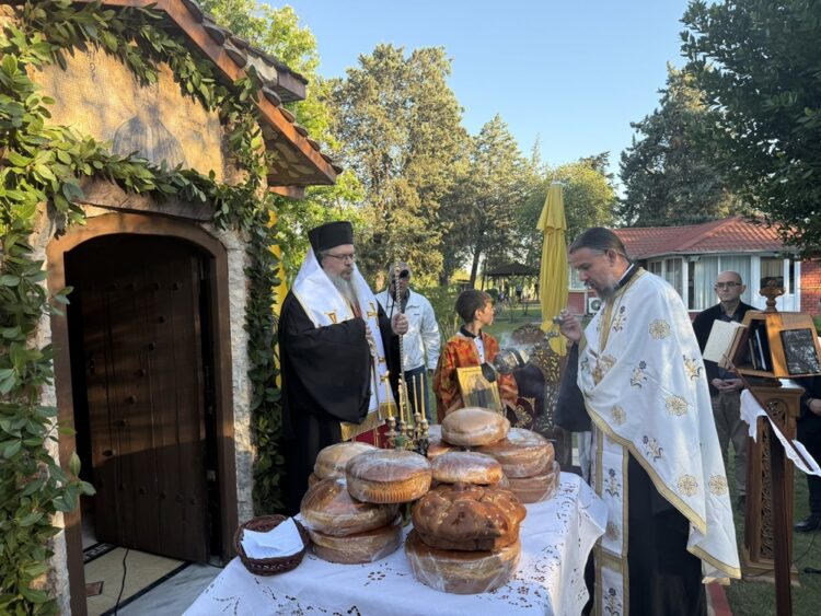 Ο εσπερινός του Αγίου Νεομάρτυρος Εφραίμ στην 140 Σμηναρχία Ε.Π.Η.Π.