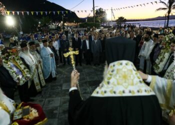 Πάνδημη πανηγυρική Σύναξη στα Καμένα Βούρλα