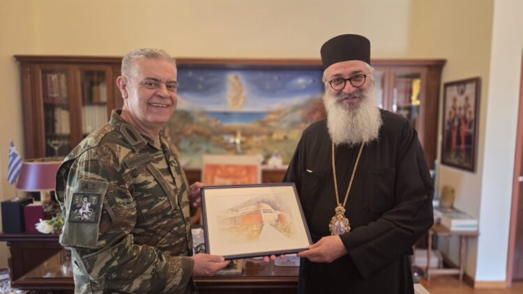 Επίσκεψη του Διοικητή της Στρατιωτικής Σχολής Ευελπίδων στον Μητροπολίτη Αλεξανδρουπόλεως