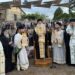 Ο υπαίθριος προεόρτιος Εσπερινός στην Αρχαία Βασιλική του Αγίου Αχιλλίου