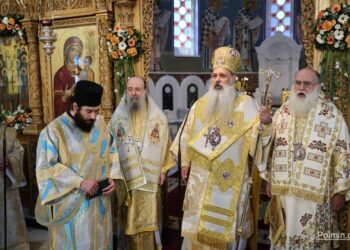 Χειροτονία Διακόνου π. Θεοκλήτου Βαρλααμίτη στην εορτή των Οσίων Μετεωριτών στην Καλαμπάκα