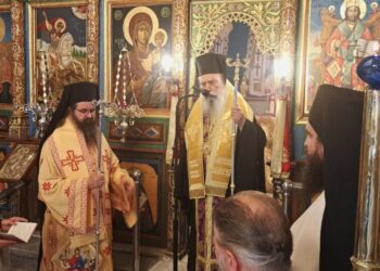 Τεσσαρακονθήμερο Αρχιερατικό μνημόσυνο για τον Πρωτ. Ανάργυρο Γαλάνη