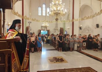 Πανηγυρικός Εσπερινός επί τη εορτή της Συνάξεως των Αγίων Δώδεκα Αποστόλων στην «Κόκκινη Εκκλησιά» Καρδίτσης