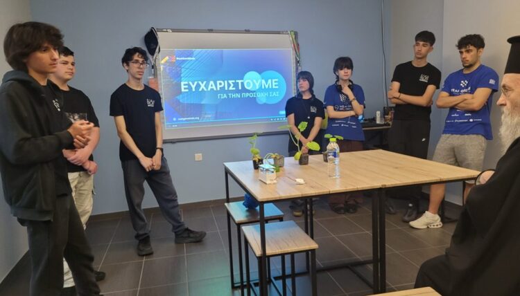 Ἐπίσκεψη τοῦ Μητροπολίτου Ναυπάκτου στό NextGenMinds