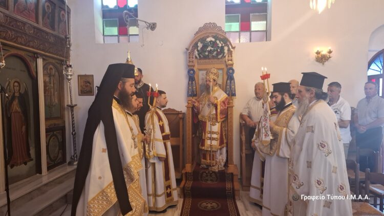Αρχιερατική Θεία Λειτουργία στην Μπούκα Αιτωλοακαρνανίας