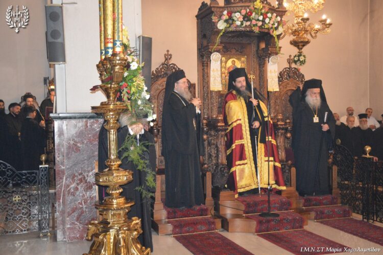 Εσπερινός ονομαστηρίων Μητρ. Νεαπόλεως και Σταυρουπόλεως Βαρνάβα