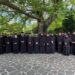 Ο Γέροντας Νεκτάριος με μοναχούς σε προσκυνηματική επίσκεψη σε ιερούς τόπους της Κόνιτσας και της Ηπείρου