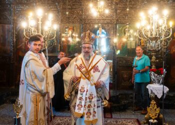 Στα Λεΐκα Καλαμάτας λειτούργησε ο Μητροπολίτης Μεσσηνίας Χρυσόστομος