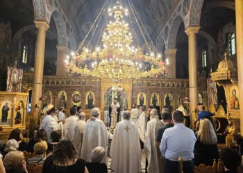 Η Εξόδιος Ακολουθία της μακαριστής πρεσβυτέρας Ευαγγελίας Προφητηλιώτου