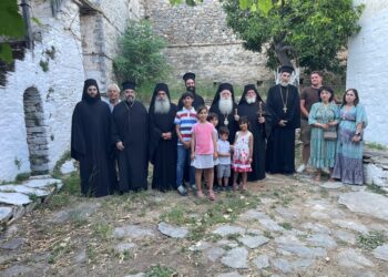 Ρασοφορία Μοναχού στο νησάκι «Αλατάς» του Παγασητικού κόλπου