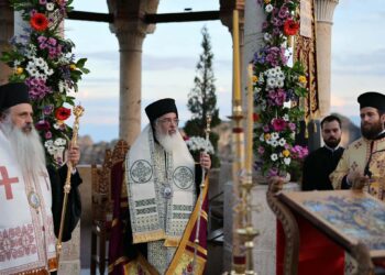 Ο Μέγας Πανηγυρικός Εσπερινός στην Ιερά Μονή Αγίων Πάντων Βαρλαάμ Μετεώρων