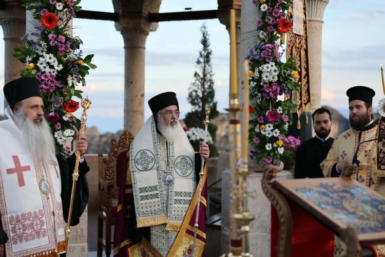 Ο Μέγας Πανηγυρικός Εσπερινός στην Ιερά Μονή Αγίων Πάντων Βαρλαάμ Μετεώρων