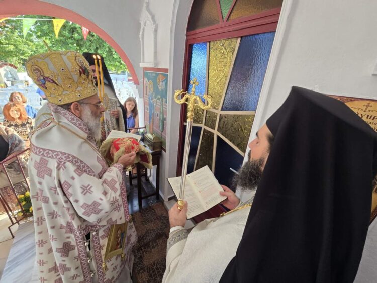 Εγκαινιάστηκε το Καθολικό της νέας Ιεράς Μονής Αγίας Ειρήνης στο Κατωχώρι Φαρσάλων
