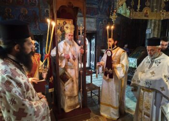Η εορτή του Αγίου Προκοπίου στην Ιερά Μονή Αγίας Τριάδος Δρακότρυπας