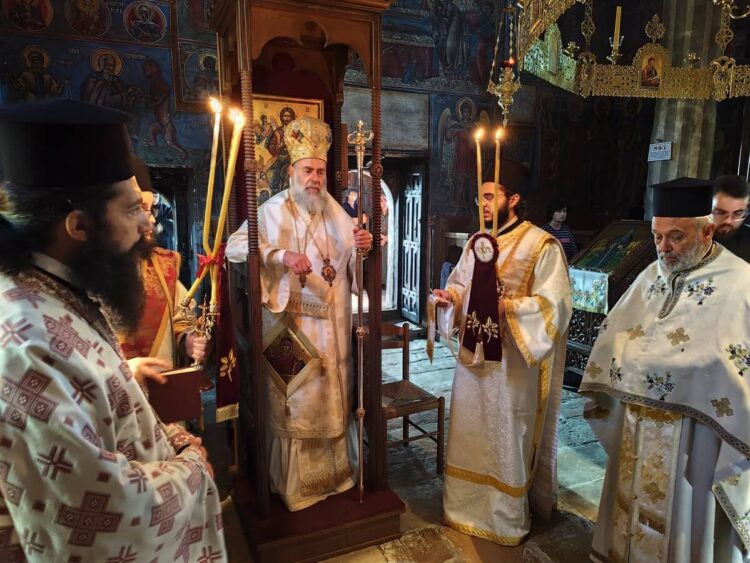 Η εορτή του Αγίου Προκοπίου στην Ιερά Μονή Αγίας Τριάδος Δρακότρυπας