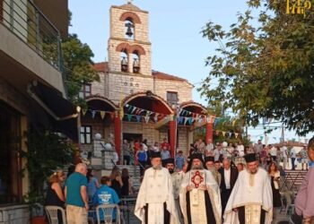 Πανηγυρικός Εσπερινός Αγίου Παντελεήμονος στην Περάνθη Άρτης