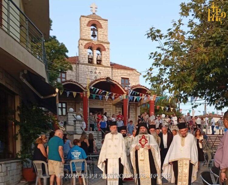 Πανηγυρικός Εσπερινός Αγίου Παντελεήμονος στην Περάνθη Άρτης