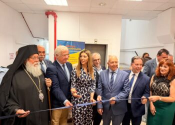 Ο ΜΗΤΡΟΠΟΛΙΤΗΣ ΚΕΡΚΥΡΑΣ ΤΕΛΕΣΕ ΤΟΝ ΑΓΙΑΣΜΟ ΣΤΑ ΕΓΚΑΙΝΙΑ ΤΟΥ ΚΕΝΤΡΟΥ ΚΑΙΝΟΤΟΜΙΑΣ ΙΟΝΙΩΝ ΝΗΣΩΝ