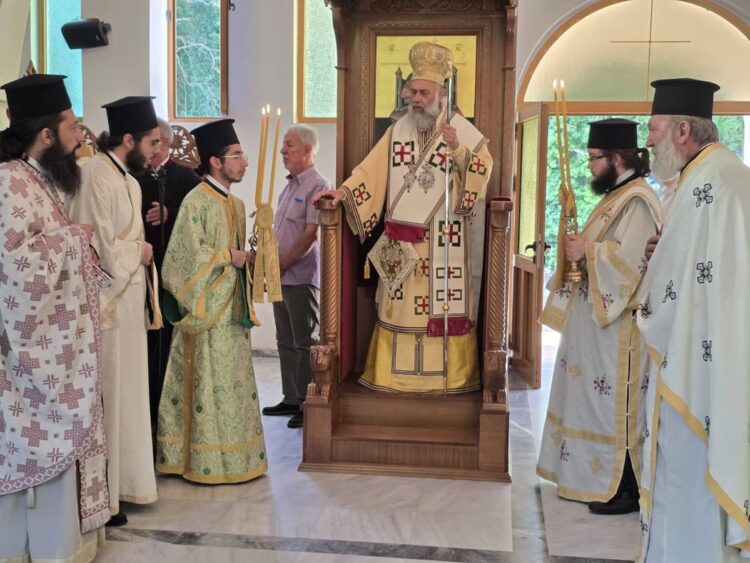 Την ιερά μνήμη του Αγίου Παρθενίου τίμησε η γενέτειρά του Βατσουνιά
