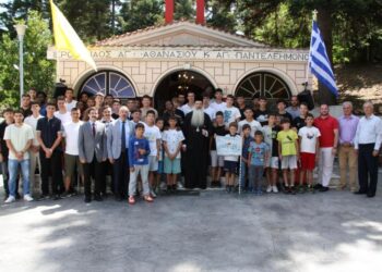 Ο Μητροπολίτης Φθιώτιδος  στις Κατασκηνώσεις στο Ελευθεροχώρι